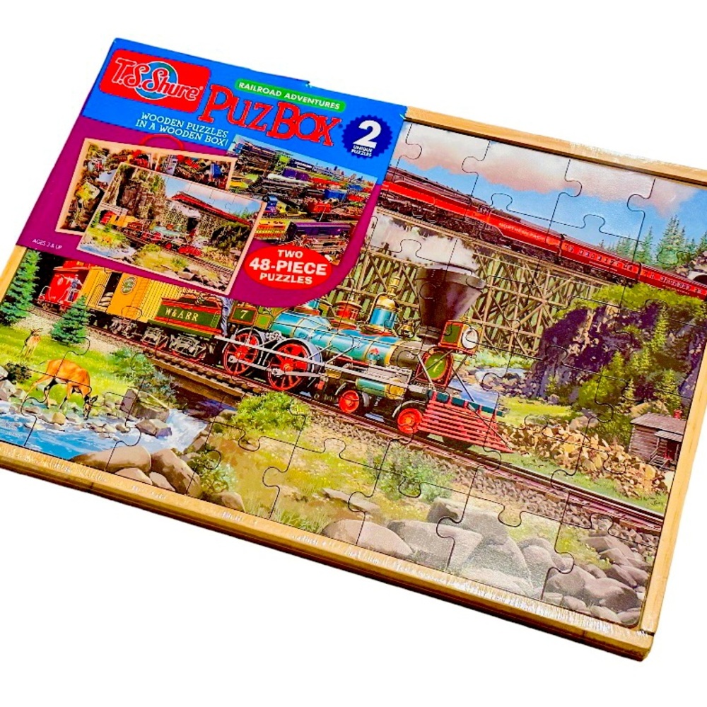 Wooden Train Puzzles!